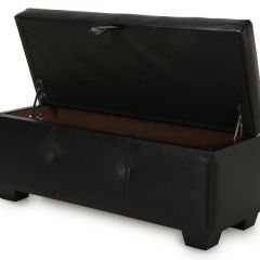 Банкетка-сундук Шерри College Black в Губкинском - gubkinskiy.mebel24.online | фото 3