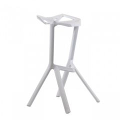 Барный стул Barneo N-228 One белый (95194) в Губкинском - gubkinskiy.mebel24.online | фото 1