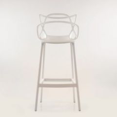 Барный стул Barneo N-235 Masters, белый, design Phillip Stark в Губкинском - gubkinskiy.mebel24.online | фото 3