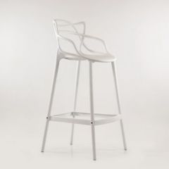 Барный стул Barneo N-235 Masters, белый, design Phillip Stark в Губкинском - gubkinskiy.mebel24.online | фото 5