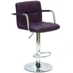 Барный стул Barneo N-69 Kruger Arm Фиолетовый в Губкинском - gubkinskiy.mebel24.online | фото 1