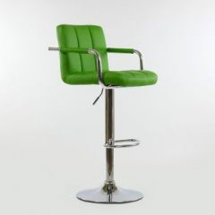 Барный стул Barneo N-69 Kruger Arm Зеленый в Губкинском - gubkinskiy.mebel24.online | фото 2