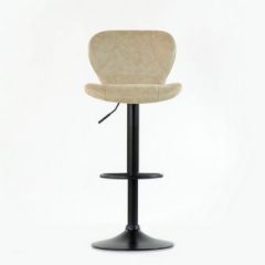 Барный стул Barneo N-86 Time / Black / VPU Beige Vintage PK970-1 в Губкинском - gubkinskiy.mebel24.online | фото 2