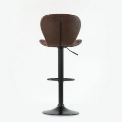 Барный стул Barneo N-86 Time / Black / VPU Brown Vintage коричневый винтаж PK970-18 в Губкинском - gubkinskiy.mebel24.online | фото 2