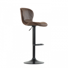 Барный стул Barneo N-86 Time / Black / VPU Brown Vintage коричневый винтаж PK970-18 в Губкинском - gubkinskiy.mebel24.online | фото