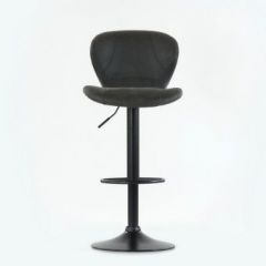 Барный стул Barneo N-86 Time / Black / VPU Dark Gray Vintage серый винтаж 970-11 в Губкинском - gubkinskiy.mebel24.online | фото 3
