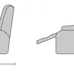 Диван-трансформер Recliner TWIN (Твин) 2 кат. ткани в Губкинском - gubkinskiy.mebel24.online | фото 5