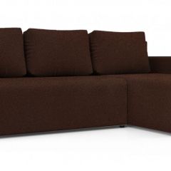 Диван угловой Алиса 3 Bahama VISION - Teos Dark Brown в Губкинском - gubkinskiy.mebel24.online | фото