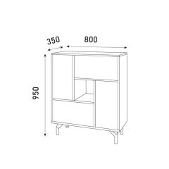 Гостиная Лабиринт (Модульная) в Губкинском - gubkinskiy.mebel24.online | фото 7