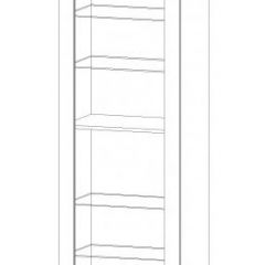 РИВЬЕРА Пенал универсальный в Губкинском - gubkinskiy.mebel24.online | фото 2