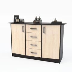Комод К-2.1 (Венге/Дуб молочный) в Губкинском - gubkinskiy.mebel24.online | фото