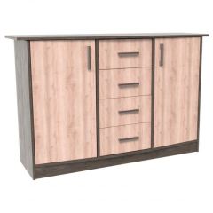 Комод К-2.1 (Ясень анкор/Дуб сакраменто) в Губкинском - gubkinskiy.mebel24.online | фото