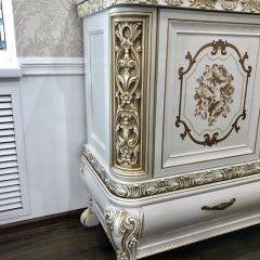 Комод с Зеркалом Алсу (белый глянец) в Губкинском - gubkinskiy.mebel24.online | фото 9