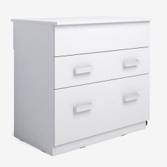 Комод-трансформер, с 2мя ящ. (Белый) в Губкинском - gubkinskiy.mebel24.online | фото