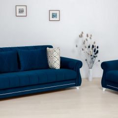 Комплект Роуз ТД 410 диван-кровать + кресло + комплект подушек в Губкинском - gubkinskiy.mebel24.online | фото