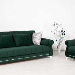 Комплект Роуз ТД 411 диван-кровать + кресло + комплект подушек в Губкинском - gubkinskiy.mebel24.online | фото 1