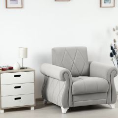 Комплект Роуз ТД 414 диван-кровать + кресло + комплект подушек в Губкинском - gubkinskiy.mebel24.online | фото 2
