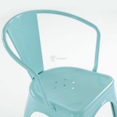 Кресло Barneo N-239 Tolix (RAL6027 бирюзовый) в Губкинском - gubkinskiy.mebel24.online | фото 4