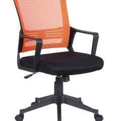 Кресло BRABIX " Balance MG-320", черное/оранжевое, 531832 в Губкинском - gubkinskiy.mebel24.online | фото