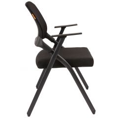 Кресло для посетителей CHAIRMAN NEXX (ткань стандарт черный/сетка DW-01) в Губкинском - gubkinskiy.mebel24.online | фото 3
