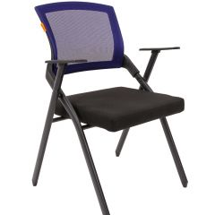 Кресло для посетителей CHAIRMAN NEXX (ткань стандарт черный/сетка DW-61) в Губкинском - gubkinskiy.mebel24.online | фото