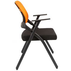 Кресло для посетителей CHAIRMAN NEXX (ткань стандарт черный/сетка DW-66) в Губкинском - gubkinskiy.mebel24.online | фото 3
