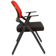 Кресло для посетителей CHAIRMAN NEXX (ткань стандарт черный/сетка DW-69) в Губкинском - gubkinskiy.mebel24.online | фото 3