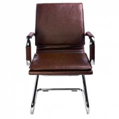 Кресло для посетителя Бюрократ CH-993-Low-V/Brown коричневый в Губкинском - gubkinskiy.mebel24.online | фото 4