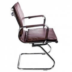 Кресло для посетителя Бюрократ CH-993-Low-V/Brown коричневый в Губкинском - gubkinskiy.mebel24.online | фото 2