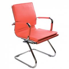 Кресло для посетителя Бюрократ CH-993-Low-V/Red красный в Губкинском - gubkinskiy.mebel24.online | фото 1