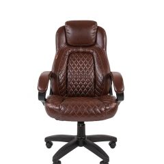 Кресло для руководителя  CHAIRMAN 432 (Экокожа коричневая) в Губкинском - gubkinskiy.mebel24.online | фото 2