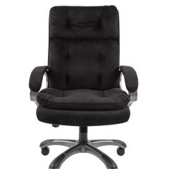 Кресло для руководителя  CHAIRMAN 442 (ткань черная) в Губкинском - gubkinskiy.mebel24.online | фото 1