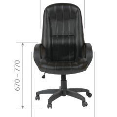 Кресло для руководителя  CHAIRMAN 685 (экокожа черный) в Губкинском - gubkinskiy.mebel24.online | фото 5