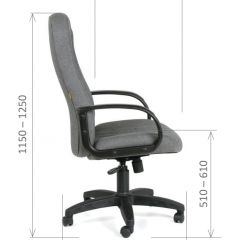 Кресло для руководителя  CHAIRMAN 685 СТ (ткань стандарт 10-356 черная) в Губкинском - gubkinskiy.mebel24.online | фото 6