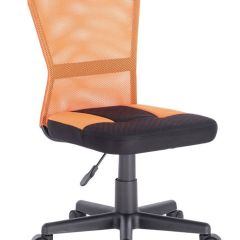 Кресло компактное BRABIX "Smart MG-313" черное/оранжевое, 531844 в Губкинском - gubkinskiy.mebel24.online | фото 1