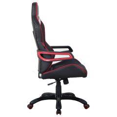 Кресло компьютерное BRABIX Nitro GM-001 (ткань/экокожа) черное, вставки красные (531816) в Губкинском - gubkinskiy.mebel24.online | фото 6