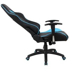 Кресло компьютерное BRABIX "GT Master GM-110" (черное/голубое) 531928 в Губкинском - gubkinskiy.mebel24.online | фото 5