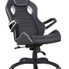Кресло компьютерное BRABIX "Techno Pro GM-003" (черное/серое, вставки серые) 531814 в Губкинском - gubkinskiy.mebel24.online | фото 3