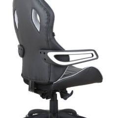 Кресло компьютерное BRABIX "Techno Pro GM-003" (черное/серое, вставки серые) 531814 в Губкинском - gubkinskiy.mebel24.online | фото 4