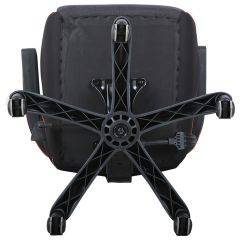 Кресло компьютерное BRABIX Techno Pro GM-003 (ткань черное/серое, вставки оранжевые) 531813 в Губкинском - gubkinskiy.mebel24.online | фото 9