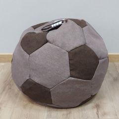 Кресло-мешок Мяч S (Savana Latte-Savana Chocolate) в Губкинском - gubkinskiy.mebel24.online | фото