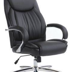 Кресло офисное BRABIX "Advance EX-575" (хром/экокожа/черное) 531825 в Губкинском - gubkinskiy.mebel24.online | фото 2