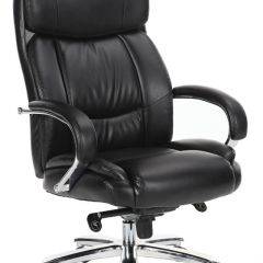 Кресло офисное BRABIX "Direct EX-580" (хром/рециклированная кожа/черное) 531824 в Губкинском - gubkinskiy.mebel24.online | фото 2
