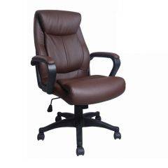 Кресло офисное BRABIX "Enter EX-511" (экокожа/коричневая) 531163 в Губкинском - gubkinskiy.mebel24.online | фото 1