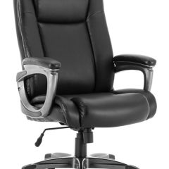 Кресло офисное BRABIX PREMIUM "Solid HD-005" (рециклированная кожа, черное) 531941 в Губкинском - gubkinskiy.mebel24.online | фото 1