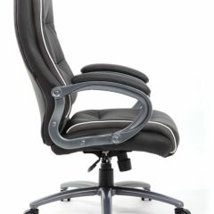 Кресло офисное BRABIX PREMIUM "Strong HD-009" (экокожа черная, ткань серая) 531945 в Губкинском - gubkinskiy.mebel24.online | фото 3