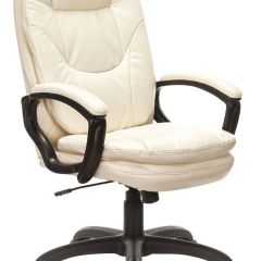 Кресло офисное BRABIX PREMIUM "Trend EX-568", экокожа, бежевое, 532102 в Губкинском - gubkinskiy.mebel24.online | фото 1