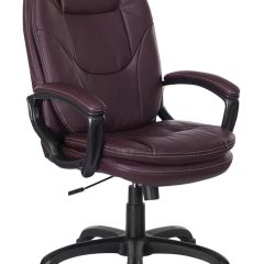 Кресло офисное BRABIX PREMIUM "Trend EX-568", экокожа, коричневое, 532101 в Губкинском - gubkinskiy.mebel24.online | фото