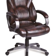 Кресло офисное BRABIX "Eldorado EX-504" (коричневое) 530875 в Губкинском - gubkinskiy.mebel24.online | фото