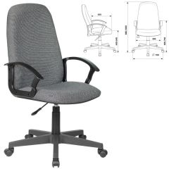 Кресло офисное BRABIX "Element EX-289", ткань, серое, 532093 в Губкинском - gubkinskiy.mebel24.online | фото 2